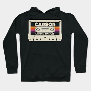 Carson Name Limited Edition Hoodie